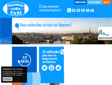 Tablet Screenshot of bayonne-radio-taxi.com